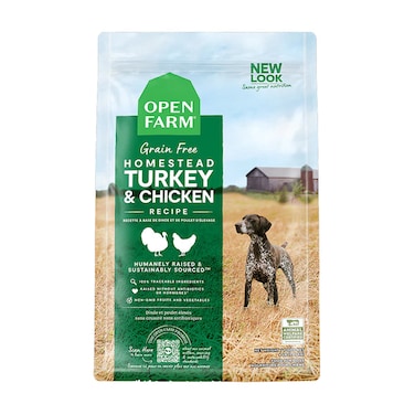 Open Farm Grain Free Homestead Turkey &amp; Chicken Dry Dog Food
