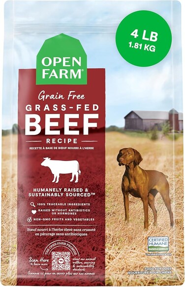 Open Farm Grain Free Grass Fed Beef Dry Food-1.81Kg