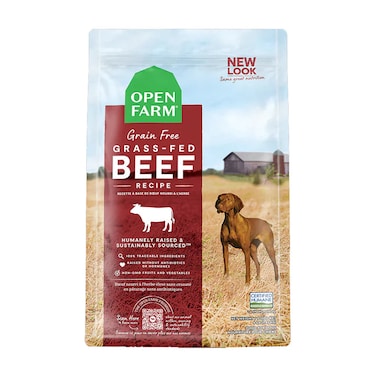 Open Farm Grain Free Grass-Fed Beef Dry Dog Food- 4.98kg
