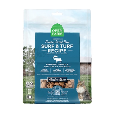 Open Farm Freeze Dried Raw Surf &amp; Turf Morsels Dry Cat Food 99G
