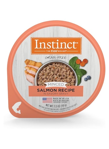 Instinct Minced Real Salmon Recipe Wet Cat Food - 3.5OZ