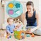 Huanger - Baby Activity Cube Learning Toy Multi-Functional - Multicolor