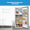 Midea 580L Gross Top Mount Double Door Refrigerator MDRT580MTE46, 2 Doors Frost Free Fridge Freezer with Smart Sensor &amp; Humidity Control, Active-C Fresh, Multi-Air Flow, Electronic Silver, Large
