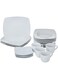 SYMPHONY 20pcs PROCELAIN SQUARE DINNER SET