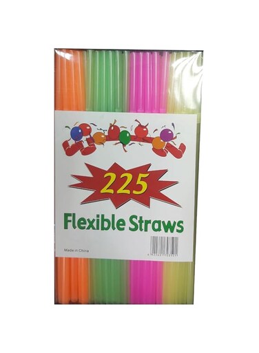 Saqopack Party Straw 100-Pieces Set, Assorted