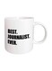 Best Journalist Ever Printed Mug White/Black