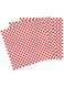 AYF 100pcs Wax Paper Basket Liners - Sandwich Wrap - Grease Resistant Deli Wrap - Red and White