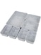 7 PCS Drawer Organiser Divider Trays, Office Desk Organizer Drawer Trays, Dresser Divider Bins, Separators Drawer Divider for Kitchen Cutlery, Makeup, Office, Baby, Jewelries, Pens (Grey)