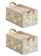 2 Pieces Storage Bins , Foldable Storage Baskets for Organizing Clothes，Toys, Books, 47cm&times;28cm&times;20cm