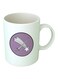 Print Printed Coffee Mug White/Purple/Black
