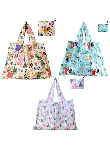 Reusable Grocery Shopping Bags, Foldable and Ripstop Shopping Bags, X-Large Groceries Bags Machine Washable Tote Bag