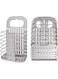 AMERTEER Collapsible Laundry Basket   Foldable Plastic Laundry Bin for Clothing, Toys &amp; More   Space-Saving, Portable &amp; Durable Laundry Basket   Modern Design for College &amp; Home Use (Gray)