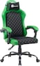 GamerTek Vanguard Gaming Chair - Green Edition, Ergonomic and Durable Gaming Chair