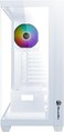 GamerTek Stellar MID Tower ATX Gaming Case &ndash; White, ARGB Fans, High-Performance Build