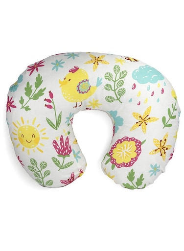 Klub Hermione Bloom Nursing Pillow -100% Cotton Printed Kids Design -Nursing Support for Breastfeeding Bottle Feeding and Bonding- Size : 60 x 58 x 15cm