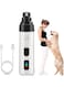 Beauenty Electric Dog Nail Grinder - 2-Speed USB Charging Pet Nail Trimmer Painless Paws Grooming &amp; Mute and Smoothing with 1 Grinding Wheels, for Small Medium Large Dogs &amp; Cats (C)