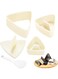 Mold Triangle Set, 3 Pack Rice Ball Mold Sushi Maker (Large, Medium, Small), DIY Sushi Making Kit, Easy to Use