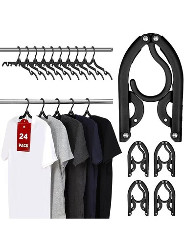 Pcs Travel Hangers, Cruise Ship Essentials Travel Essentials, Portable Cruises Must Haves, Folding Hangers for Suitcase, RV Camping Airplane Europe Vacation Essential