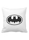 Piece Batman Printed Pillow White/Black 40x40centimeter