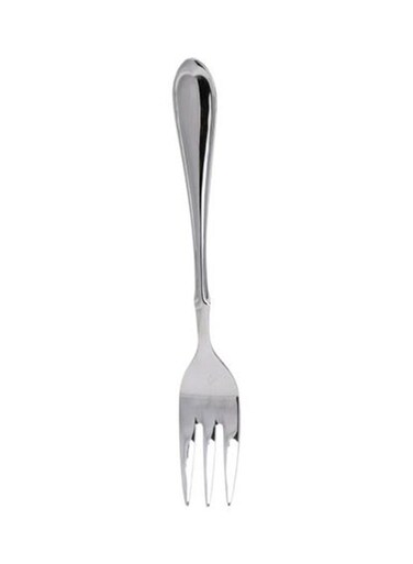 3-Piece Stainless Steel Fruit Fork Set Silver 24x11.7x15.1cm