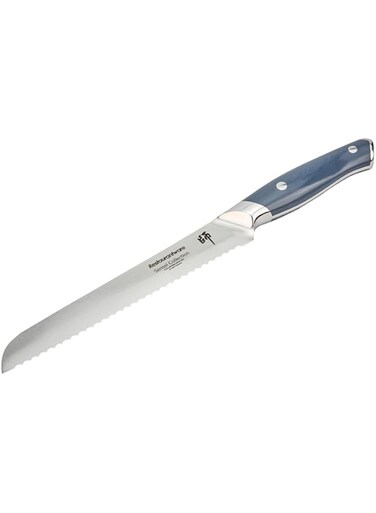 Serrated Bread Knife, 8 Inch Bread Knife - Durable Vg-10 Stain Resistant - Professional Grade, Commercial Grade - 1Ct Box - Restaurantware