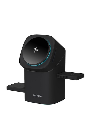 Auto Rotate &amp; Slide Qi2 MagSafe Wireless Charger &ndash; Triple Device Charging, Patented Design