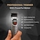 DOMEA Professional Trimmer PRO Series, Rechargeable Cordless Beard and Hair Trimmer with LCD Display, Low Noise Operation, 3 Adjustable Comb Sizes, 1200mAh Lithium Battery, USB Charging