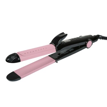 DOMEA Professional 2-in-1 Hair Straightener &amp; Curler, With Temperature Control, 210&deg;C Fast Heating Ceramic Plates, Ionic Technology for Frizz-Free Shine Hair &ndash; Salon Styling for All Hair Types