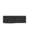 PORODO Dual Mode Wireless Keyboard &amp; Mouse Set with Bluetooth Connection, Wireless 2.4GHz Connectivity, 104 Keys, 4 Mouse Buttons, Arabic &amp; English Layout - Black