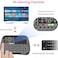 Porodo Mini Wireless Universal Keyboard Remote &amp; Mouse - Black