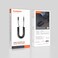 Porodo 3.5mm AUX to Lightning Coiled Audio Cable, 1.2M Length, Tangle-Free &amp; Auto-Retract Design, Universal Compatibility, High-Quality Audio, Black
