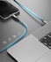 Porodo Fast Charging Cable with PD100W USB-C to USB-C and Lightning Magnetic Head Connectors, 1.2M Length, 30W Lightning, 100W Type-C, 15000+ Bends Lifespan - Black
