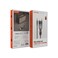 Porodo 3IN1 AUX 3.5 to 3.5 + C + Lightning Cable 1.2M, Aluminum + Braided Wire, 15000+ Bends, Tangle Free &ndash; Black