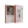 PORODO 2IN1 AUX 3.5 TO 3.5+TYPEC CABLE 1.2M - BLACK