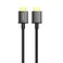 كابل بورودو مضفر من نوع HDMI ألترا إتش دي بطول 1.8 متر 6 أقدام، يدعم دقة 8K عند 60 هرتز و4K عند 120 هرتز، عرض نطاق ترددي يصل إلى 48 جيجابت في الثانية، إصدار HDMI 2.1، موصلات عالية الجودة - أسود
