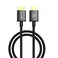Porodo Braided HDMI Ultra HD Cable 8K @ 60Hz, 4K @ 120Hz, High-Grade Connectors, High-Speed Streaming, 48Gbps Bandwidth, 3m Cable Length, HDMI Version 2.1 - Black
