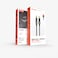 Porodo 30W Lightning to Type-C Braided Cable with Power Display, 1.2M Length, 15000+ Bends, Tangle Free, High-Grade Components, Fast Charging &amp; 480Mbps Transfer Speed - Black
