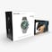 Porodo Cristallo AP Smart Watch, 49mm AMOLED Display, 466 x 466 Resolution, Zinc Alloy Case, Bluetooth V3.0/V5.0, 260mAh Battery, IP68 Water Resistance, 128MB Memory - Silver
