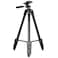حامل ثلاثي احترافي من بورو دو مع تثبيت للهاتف، ارتفاع 171 سم، سعة تحميل تصل إلى 2 كجم، تصميم تلسكوبي، سبيكة الألومنيوم، مسمار كاميرا 1/4"، أسود
