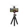 Porodo Flexible Versatile Tripod 33cm with 330mm Extended Height, 34mm Head Diameter, 360&deg; Panoramic Head, High-Density Foam, Accessories Mount, 1/4" Mount Screw
