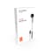 Porodo Soundtec Mono Earphone with Type-C Connector, 3-Button Controls, High-Clarity Microphone, 120 cm Cable Length, ABS Material for Durability, Clear Sound - Black
