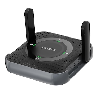 راوتر لاسلكي محمول من بورودو CPE MiFi 3G/4G - أسود/رمادي