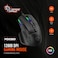Porodo 12800 DPI Gaming Wired Mouse, 9 Programmable Keys, 13 RGB Lighting Modes, Huano Switches (10 Million Clicks), 1.5m Cable, 125Hz Polling Rate, ABS Build - Black
