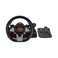Porodo Gaming 7-in-1 Steering Wheel, 270&deg; Coil-Spring Mechanism, 10" Racing Wheel, Quick Pedal, Gear Lever, Vibration Motor, Plug &amp; Play, Compatible with PS4, PC, Xbox, Nintendo Switch, Black
