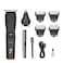 Porodo Lifestyle 6 In 1 Rechargeable Grooming Kit With Nose Trimmer Four Detachable Combs, Hanger Clip, Wide T-Blade, Digital Display, 2H Working Time, Ergonomic Design, Multi Purpose Beard Trimmer