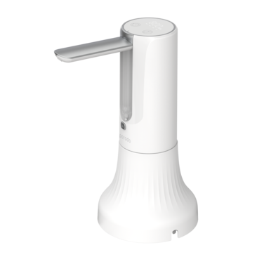 Porodo Lifestyle Bottle &amp; Tabletop Water Pump Digital Display And Touch Control Portable Rechargeable Battery Delivers Precise Amounts of Water Click To Open Spout Universal Bottle Compatibility