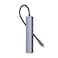 Porodo Blue 7 Ports USB-C HUB, High-Speed SD &amp; Micro SD Card Reader, HDMI 4K@30Hz Output, USB-A &amp; USB-C Data Transfer up to 5Gbps, 100W Power Input, Plug and Play, Gray

