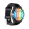 Porodo Smart Watch 1.43&rdquo; AMOLED Screen, TR90 + Metal Bezel, Bluetooth V3.0/V5.0, IP67 Water Resistance, 260mAh Battery, 128MB Memory, Compatible with Android &amp; iOS - Black