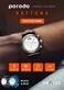 Porodo Smart Watch 1.43&rdquo; AMOLED Screen, TR90 + Metal Bezel, Bluetooth V3.0/V5.0, IP67 Water Resistance, 260mAh Battery, 128MB Memory, Compatible with Android &amp; iOS - Black