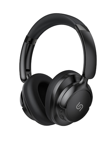 سماعات بوردو ساوندتك زين ANC، إلغاء الضوضاء النشط، محركات 40 مم، 30 ساعة من التشغيل، بلوتوث 5.3، شحن سريع خلال ساعتين، وسائد مريحة، أسود
